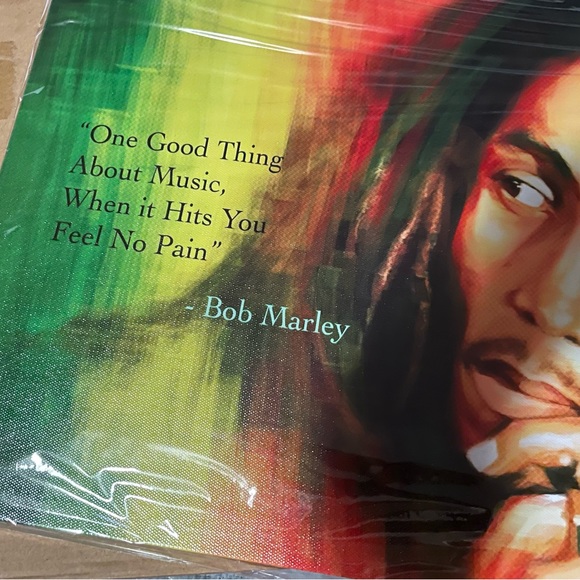Bob Marley Wrapped Canvas - Picture 2 of 6